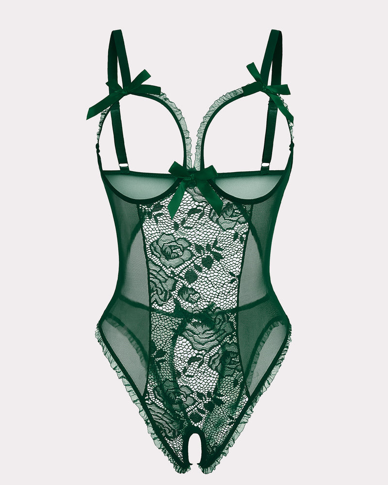 Christmas Lace Mini Bodysuit