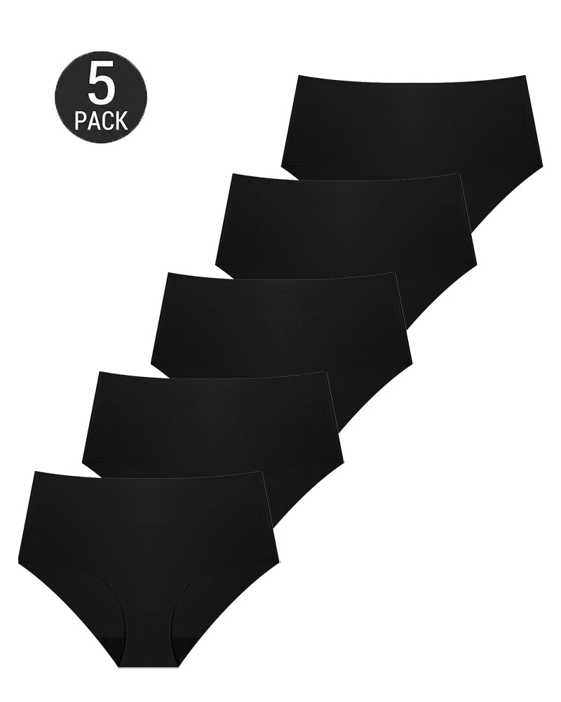 5-Pack Ice Silk Seamless Briefs