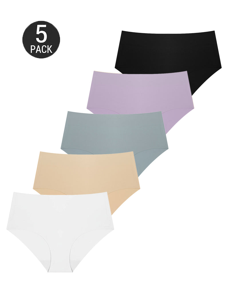 5-Pack Ice Silk Seamless Briefs
