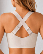 Plus Size Front Closure Seamless Lace Breathable Push-Up Bra