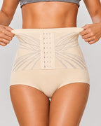2-Pack Seamless Tummy Control Adjustable Hook-Up Shaping Panties