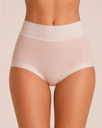 5-Pack High Waist Ribbed Pure Cotton High Elastic Briefs
