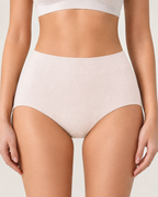 5-Pack Seamless Cotton Tummy Control Heart Jacquard Antibacterial Briefs
