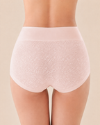 5-Pack Pure Cotton High Waist Tummy Control Jacquard Briefs