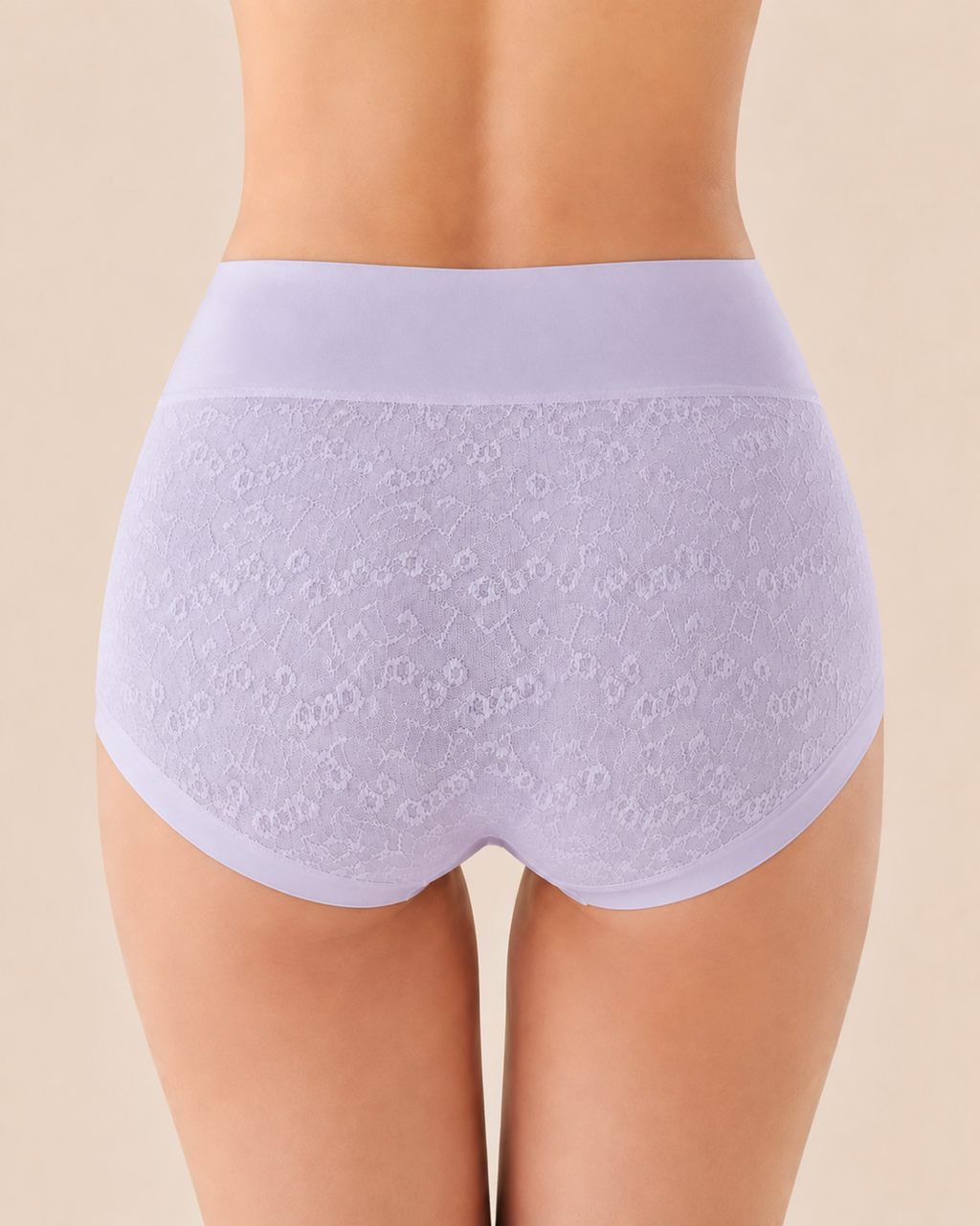 5-Pack Pure Cotton High Waist Tummy Control Jacquard Briefs