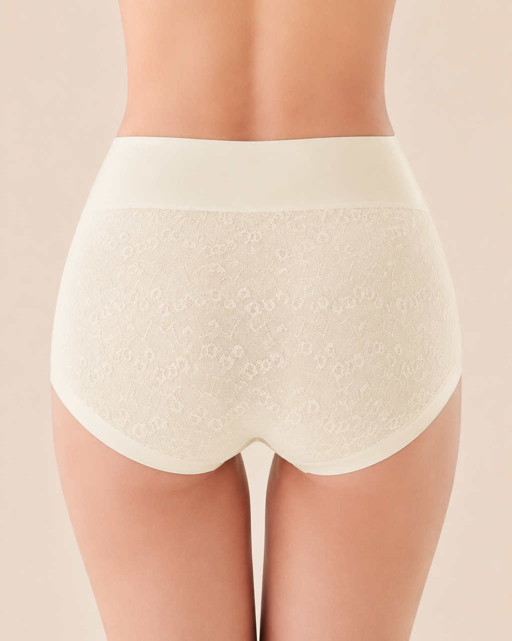 5-Pack Pure Cotton High Waist Tummy Control Jacquard Briefs