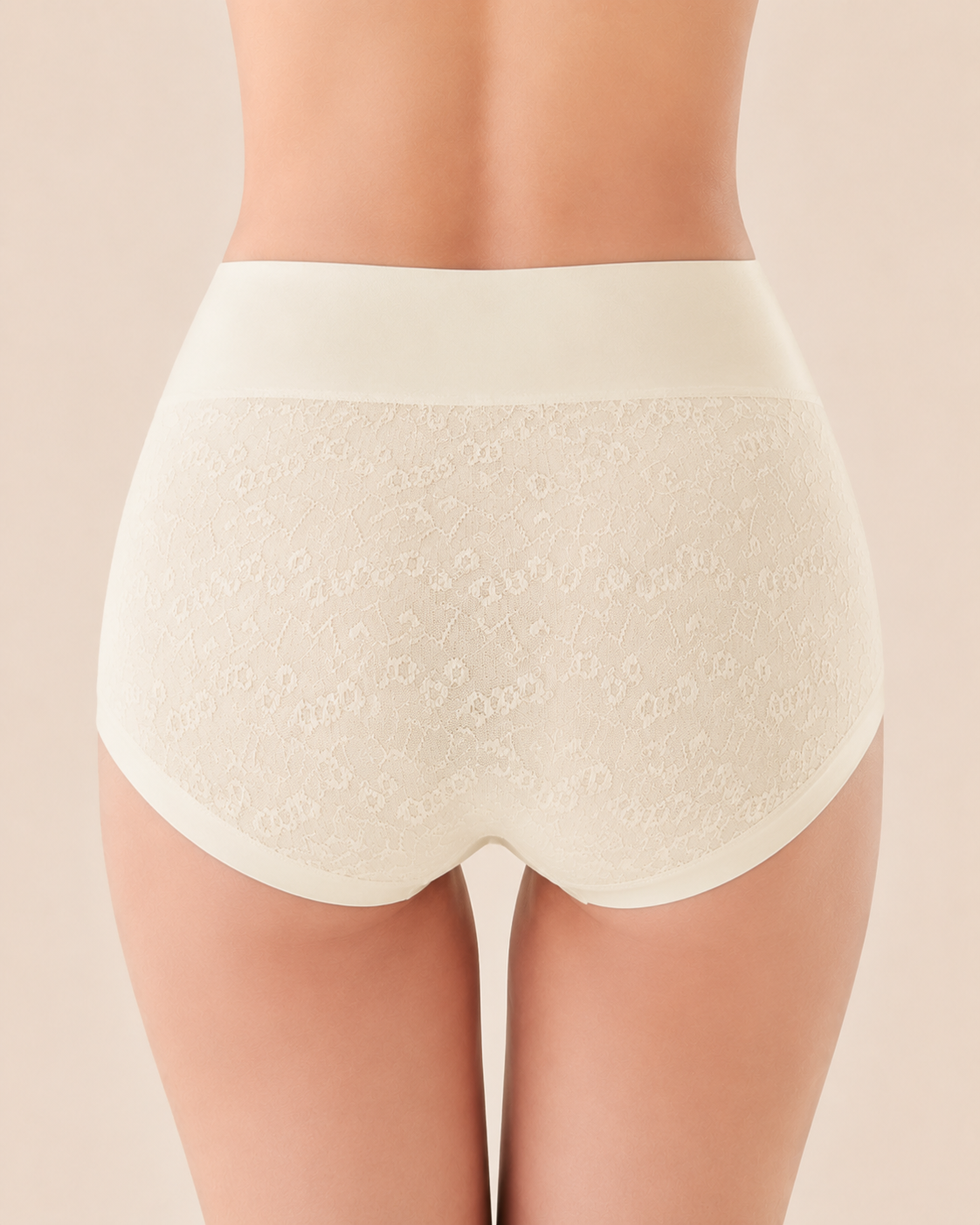5-Pack Pure Cotton High Waist Tummy Control Jacquard Briefs
