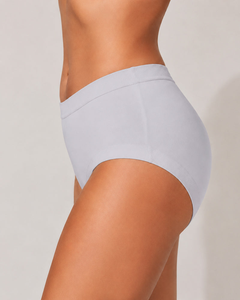 5-Pack Mid Waist Soft Modal Cotton Panties