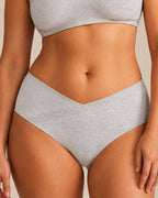 Multi-Pack Seamless Pure Cotton Low Waist V-Shaped Maternity Antibacterial Briefs
