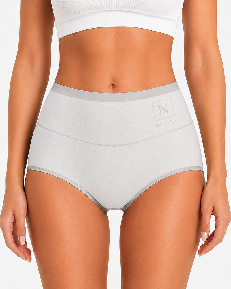 5-Pack High Waist Ice Silk Seamless Breathable Briefs
