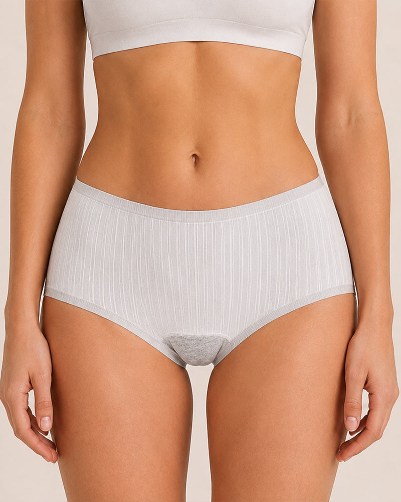 3-Pack Ice Silk Seamless Elastic Leak-proof Menstrual Panties