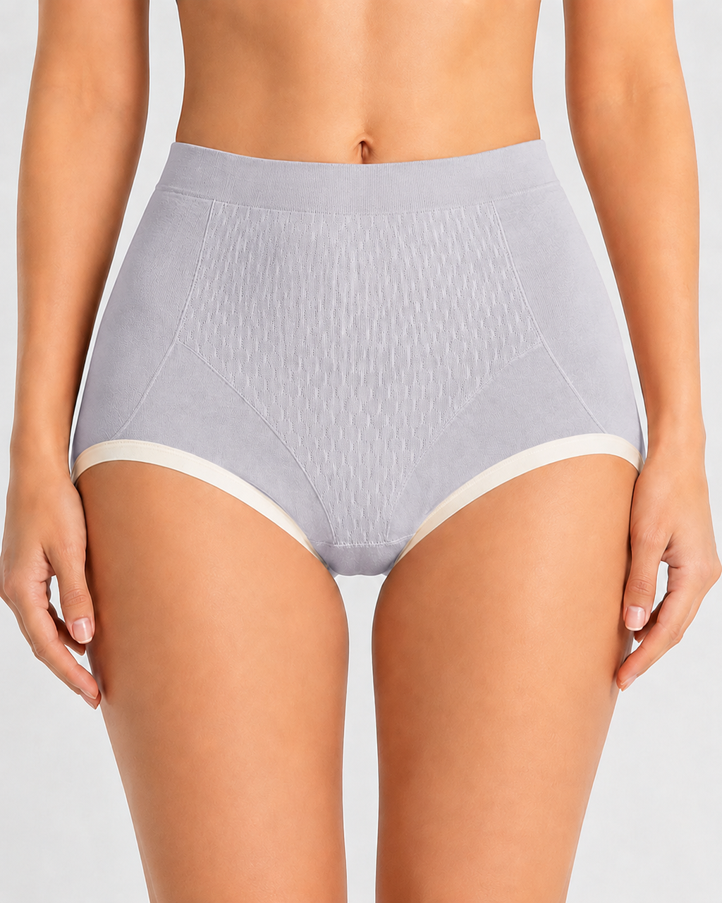 5-Pack Pure Cotton High Waist Tummy Control Hip Lift Seamless Panties