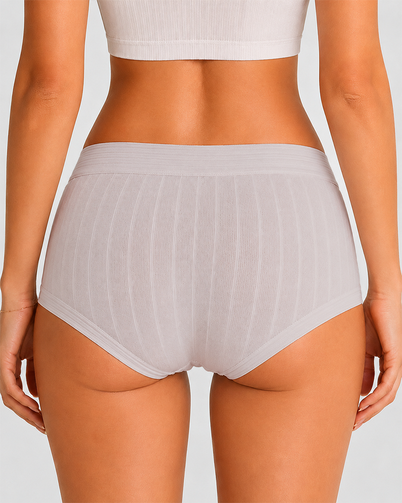 5-Pack Cotton Antibacterial Breathable Comfortable Panties