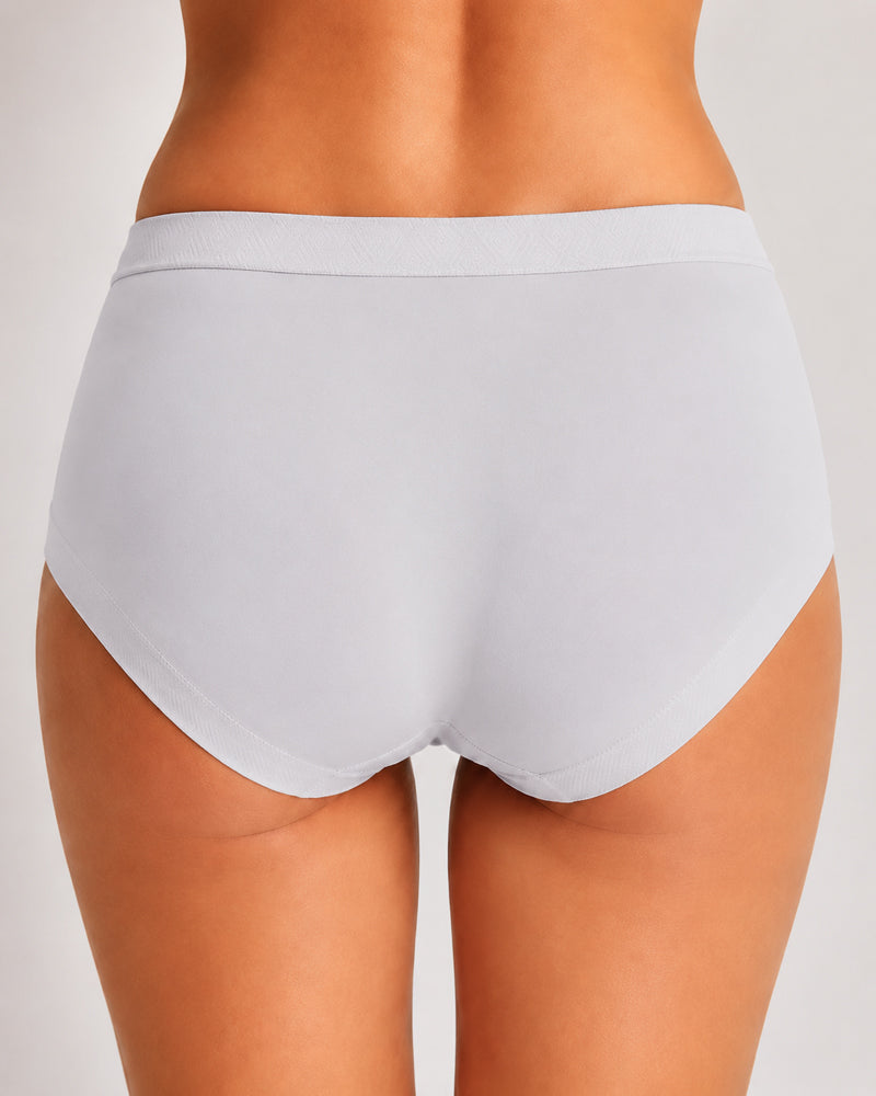 5-Pack Mid Waist Soft Modal Cotton Panties