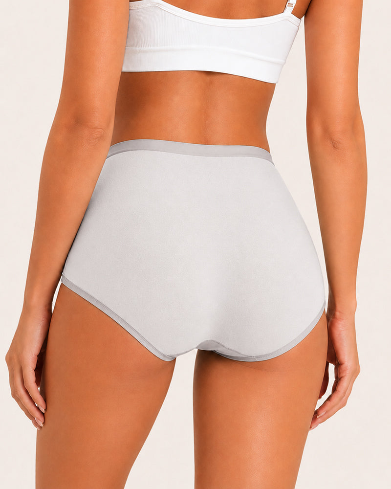 5-Pack High Waist Ice Silk Seamless Breathable Briefs