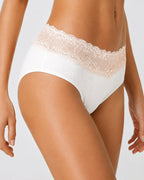 5-Pack Seamless Lace Cotton Antibacterial Crotch Panties