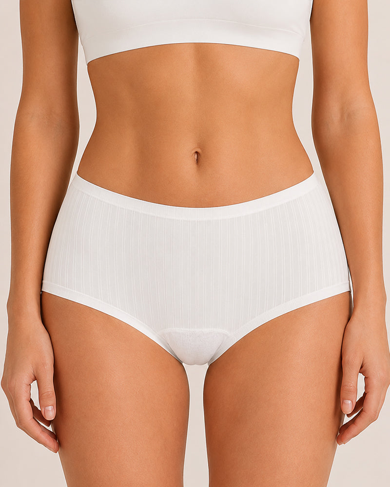 3-Pack Ice Silk Seamless Elastic Leak-proof Menstrual Panties