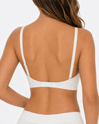 Women's Deep V Seamless Invisible Adjustable Strap Bra