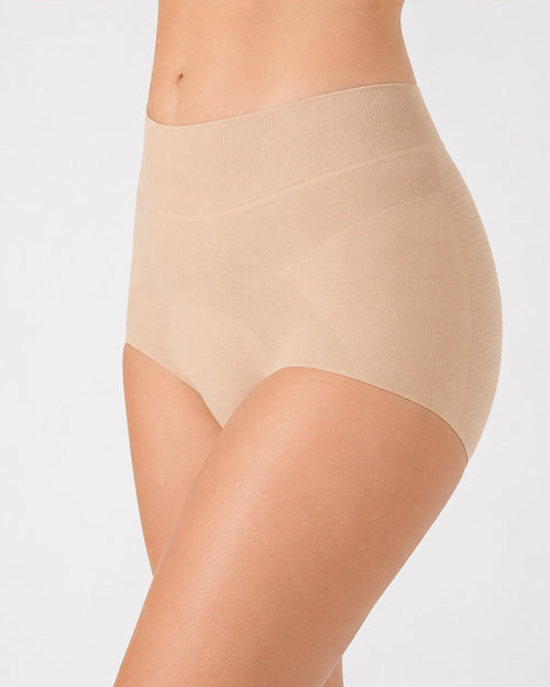 2-Pack High Waist Seamless Ice Silk Hip-Lifting Shaping Panties