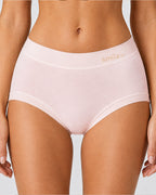 5-Pack Mid Waist Seamless Modal Silk Antibacterial Crotch Briefs