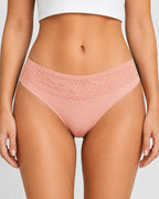 5-Pack Sexy Seamless Ice Silk Lace Patchwork Breathable Panties