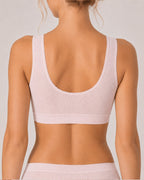 Front Closure Ultra-thin Breathable Mesh Seamless Wire-free Vest Bra