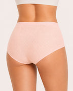 3-Pack Plus Size Mesh Ice Silk Breathable Seamless Panties