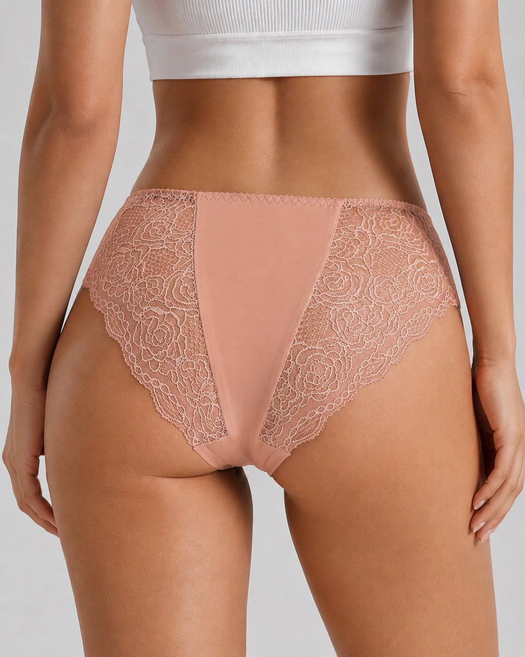5-Pack Sexy See-through Floral Lace Seamless Panties