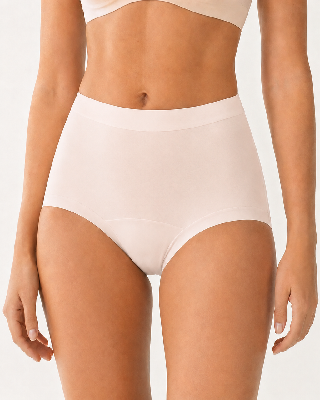 5-Pack High Waist Seamless Lyocell Cotton Briefs