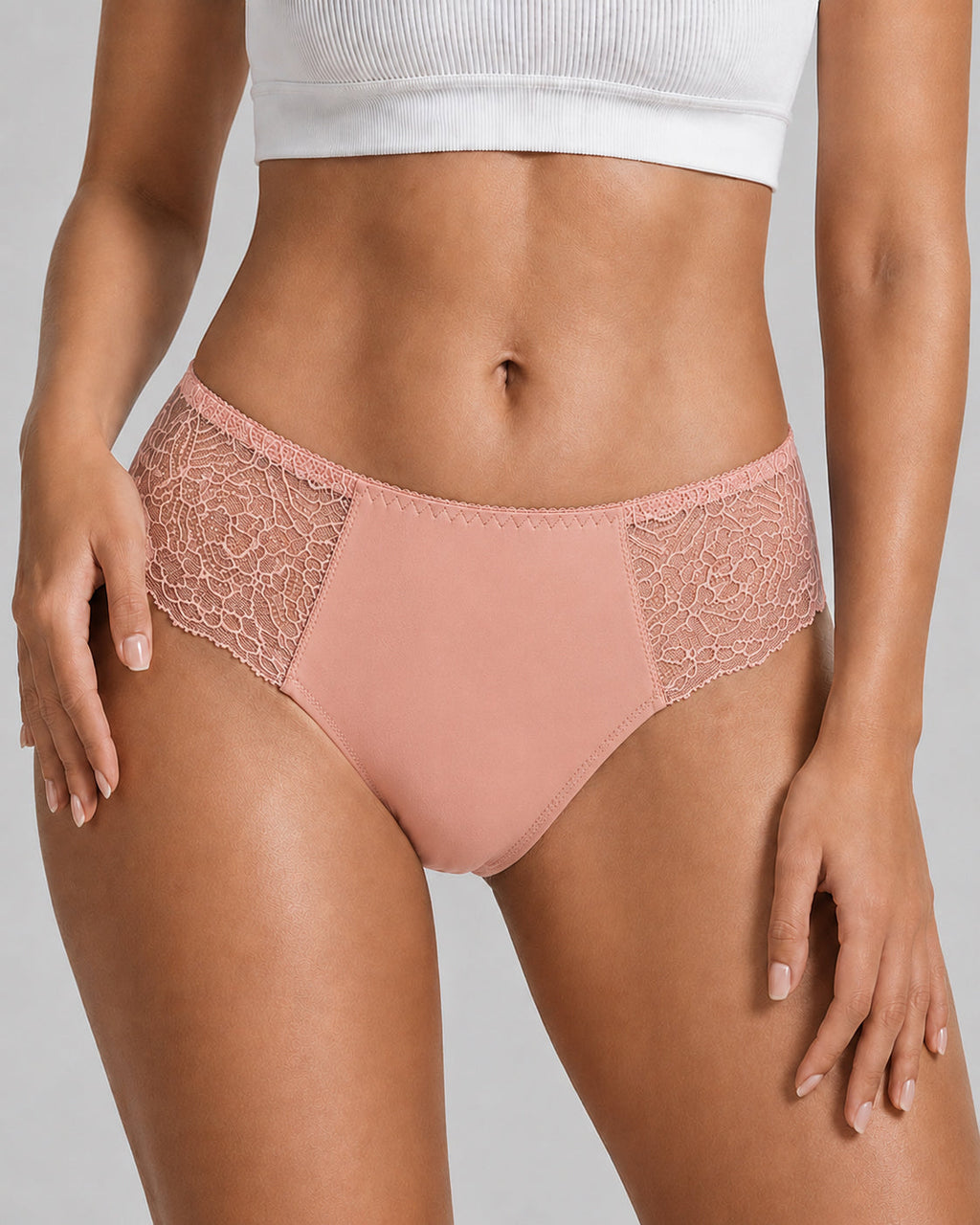 5-Pack Sexy See-through Floral Lace Seamless Panties