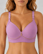 3-Pack Wire Free Comfortable Breathable Push Up Bra