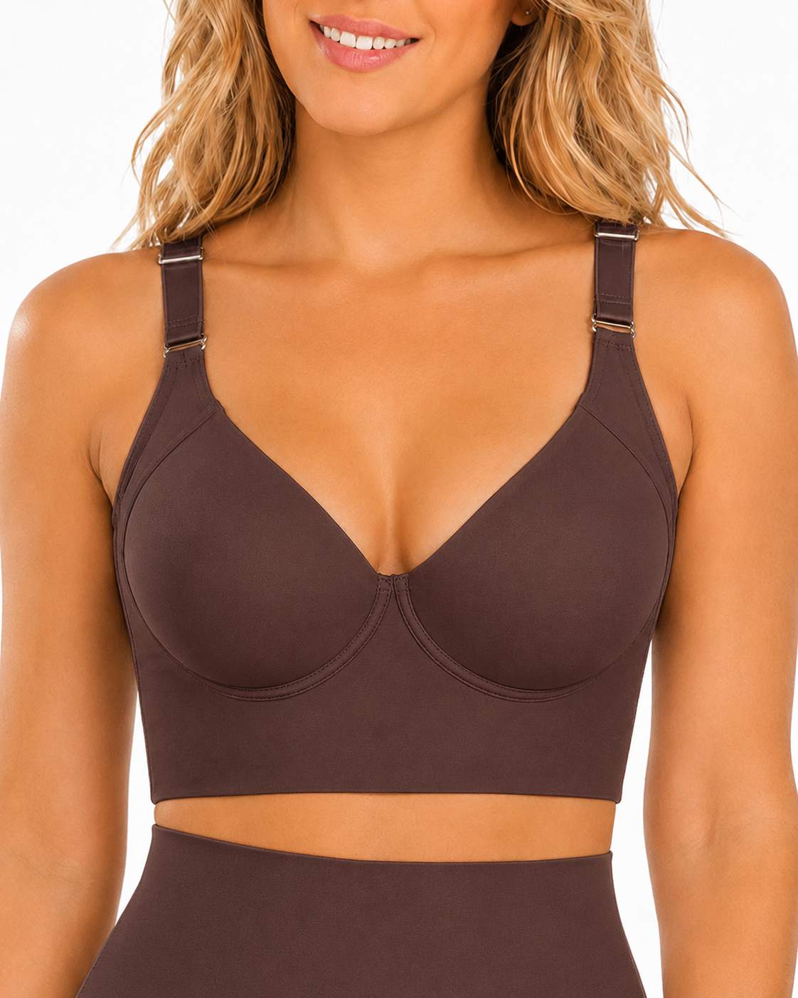 Women's Extra Firm High Compression Full Cup Push Up Bra