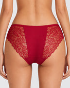 5-Pack Sexy Seamless Lace Openwork Cotton Crotch Panties