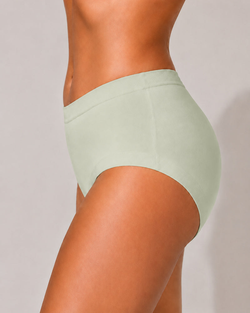5-Pack Mid Waist Soft Modal Cotton Panties