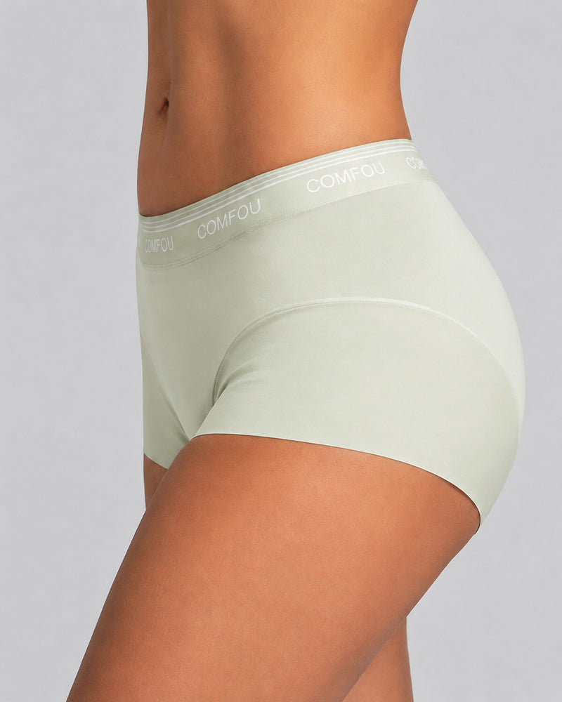 Five-Pack Mid Waist Pure Cotton High Elasticity Breathable Briefs