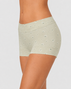 Pure Cotton Floral Print Tummy Control Seamless Breathable Boxer Briefs