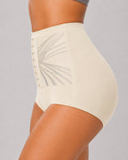 2-Pack Seamless Tummy Control Adjustable Hook-Up Shaping Panties