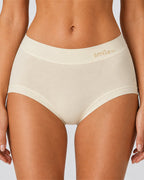 5-Pack Mid Waist Seamless Modal Silk Antibacterial Crotch Briefs