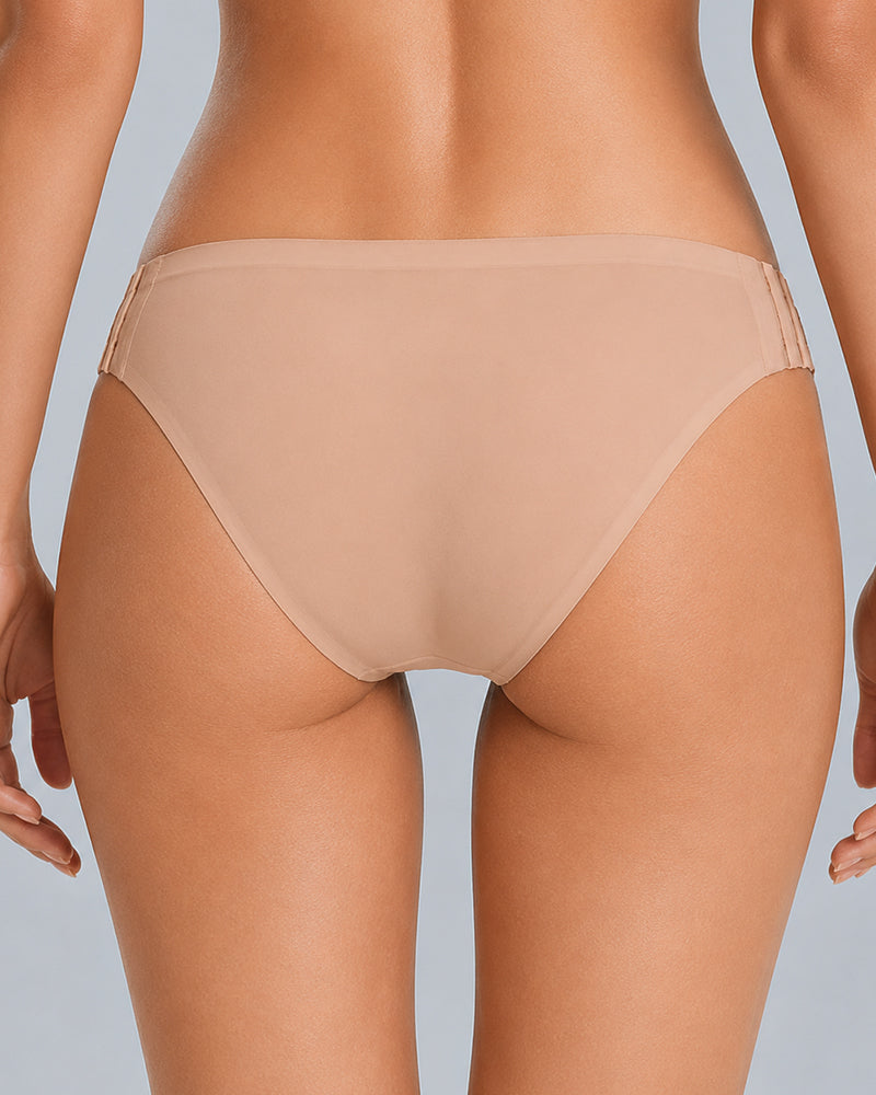 Ultra-thin Seamless Side-hook No-take-off Briefs