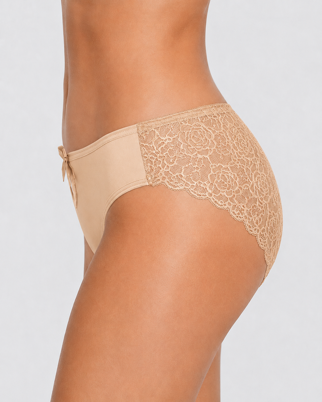 5-Pack Sexy Seamless Lace Openwork Cotton Crotch Panties