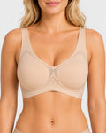 Ultra Thin Deep V Seamless Breathable Wire-Free Jelly Bra