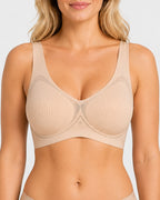 Ultra Thin Deep V Seamless Breathable Wire-Free Jelly Bra