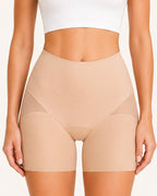2-Pack High Waist Tummy Control Seamless Breathable Mesh Shaping Shorts