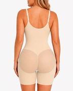 Women's Seamless Double-Layer Tummy Control Zipper Bodysuit Shapewear