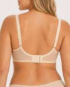 Plus Size Floral Lace Full Cup Bra