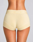 Five-Pack Mid Waist Pure Cotton High Elasticity Breathable Briefs