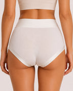 Five-Pack Pure Cotton High Waist Tummy Control Seamless Breathable Briefs