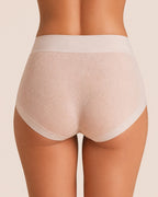5-Pack High Waist Ribbed Pure Cotton High Elastic Briefs
