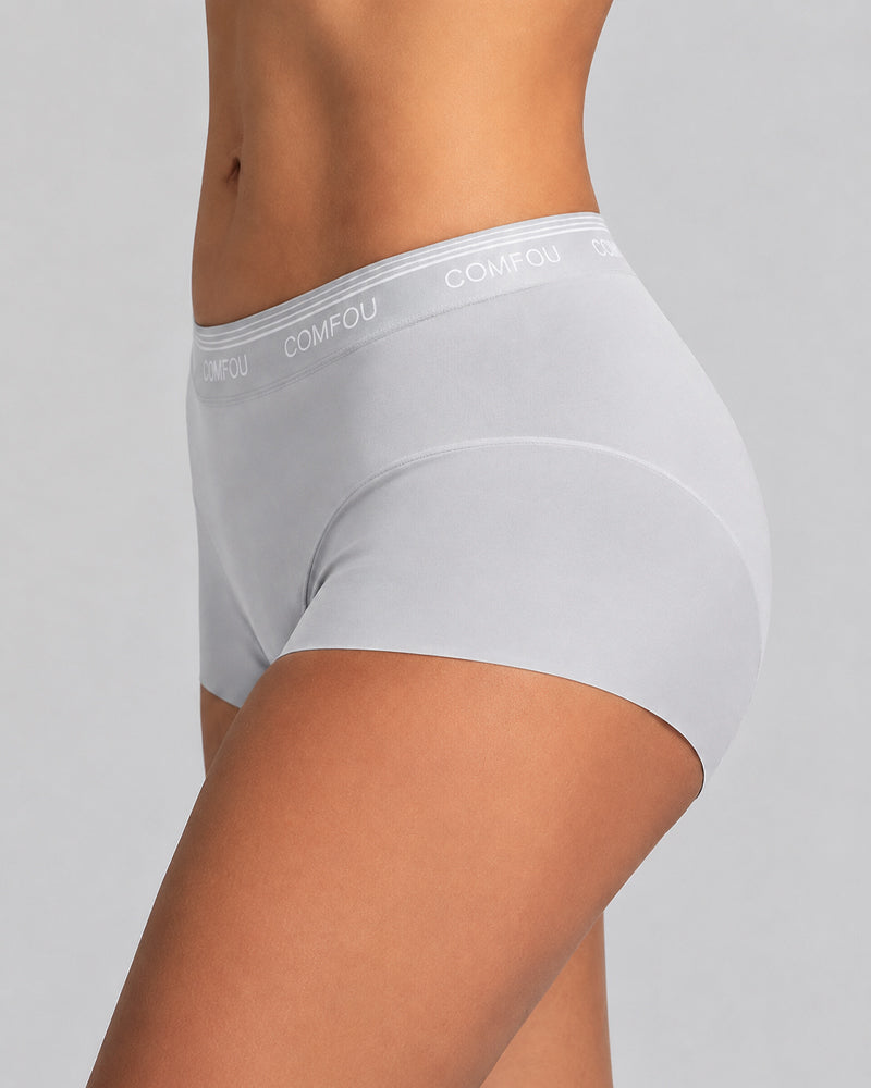 Five-Pack Mid Waist Pure Cotton High Elasticity Breathable Briefs
