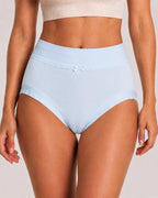 Five-Pack Pure Cotton High Waist Tummy Control Seamless Breathable Briefs